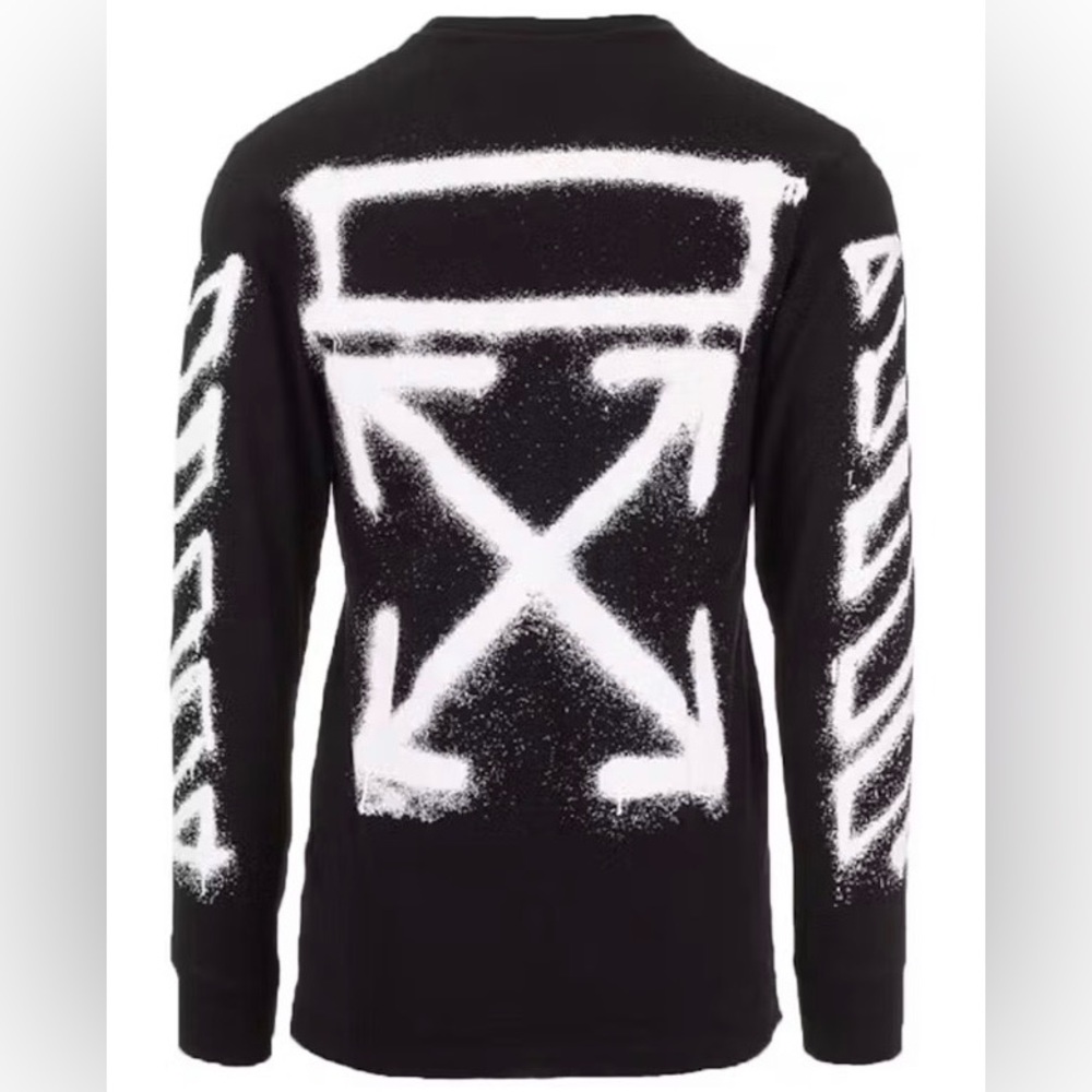 MEN’S OFF- WHITE SPRAY ARROW LONG SLEEVE SIZE L